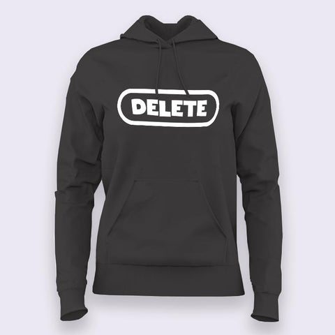 Powerful Delete Button Keyboard Hoodie