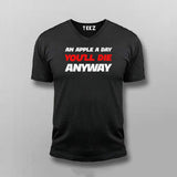 Deleting My Dirty Mind Please Wait V-neck T-shirt For Men Online India