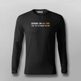 Depend On No One Only You Can Ensure You Win T-shirt Full Sleeve For Men Online Teez