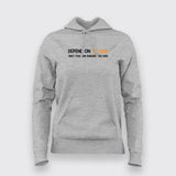 Depend On No One Only You Can Ensure You Win T-Shirt For Women