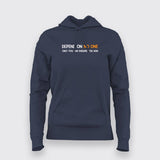 Depend On No One Only You Can Ensure You Win Hoodie For Women Online India