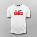 Dil Naram Dimag Garam Funny Hindi Meme T-shirt For Men