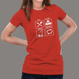 Eat Sleep Pray Repeat Christian Lover T-Shirt For Women