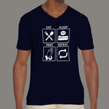 Eat Sleep Pray Repeat Christian Lover T-Shirt For Men