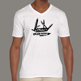 EMACS Editor Men's programmers v neck  T-shirt online india