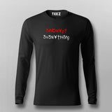 Encrypt Everithing Programming Full Sleeve T-Shirt For Men 