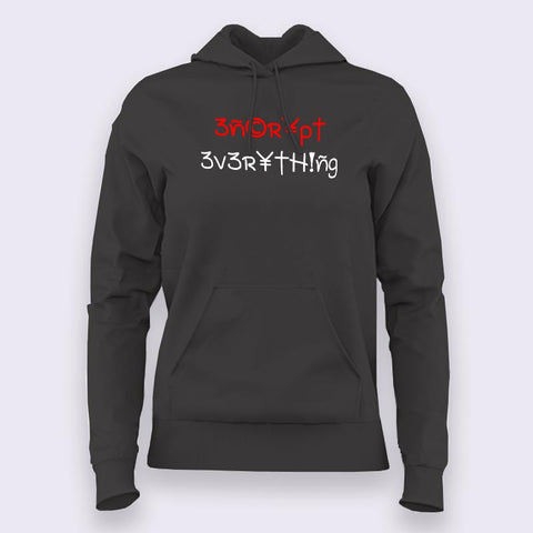 Encrypt Everything Hoodie For Women online india