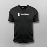 Ericsson logo V-neck T-shirt For Men Online India