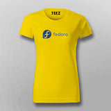 Fedora Logo T-Shirt For Women Online India