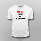 Filipino Statement - Babala Hindi Ako Bangko Hindi T-shirt For Men