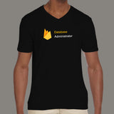 Firebase Database Administrator Men’s Profession V Neck T-Shirt India