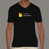 Firebase Database Administrator Men’s Profession V Neck T-Shirt India