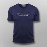 Buy This First solve the problem then write code t shirt for Men