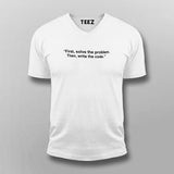 Buy This First solve the problem then write code t shirt for Men