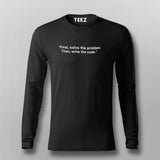 First solve the problem then write code Full Sleeve  t shirt for Men