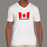 Flag Of Canaba Parody Men's v neck T-shirt online india