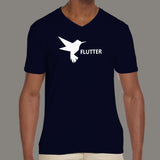 Flutter Bird v neck T-Shirts for Men's online india