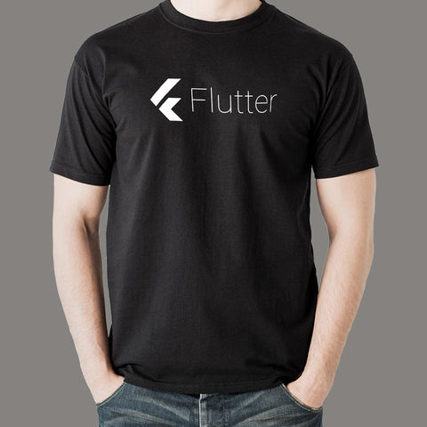 Flutter Programming T-Shirt For Men