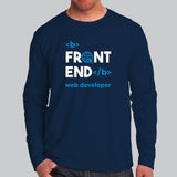 Front End Web Developer Full Sleeve For Men Online India