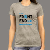 Front End Web Developer Coding Women’s Profession T-shirt