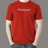 Frontend Backend Men's Coding T-Shirt for Computer Programmers