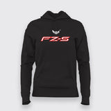 FZ-S Yamaha Logo Biker Hoodie For Women Online India