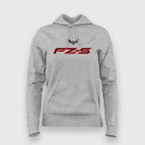 FZ-S Yamaha Logo Biker T-Shirt For Women