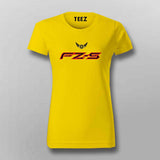 FZ-S Yamaha Logo Biker T-Shirt For Women Online India