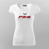 FZ-S Yamaha Logo Biker T-Shirt For Women