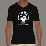 Gaming Revolution Men's gamers v neck T-shirt online india
