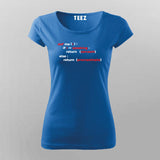 Def Me I If I Speaking Funny Programming Joke T-Shirt For Women Online Teez