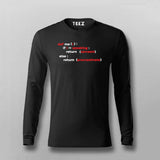 Def Me I If I Speaking Funny Programming Joke Full sleeve T-shirt For Men Online Teez