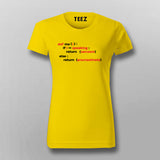 Def Me I If I Speaking Funny Programming Joke T-Shirt For Women Online India
