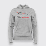 Def Me I If I Speaking Funny Programming Joke Hoodies For Women