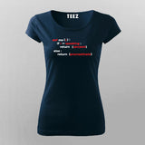 Def Me I If I Speaking Funny Programming Joke T-Shirt For Women