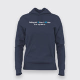 Getting Paid 12 Times In 365 Days Is Not My Destiny Hoodie For Women Online India