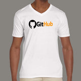 Github Men's Programming Code v neck T-shirt online