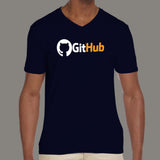 Github Men's Programming Code v neck T-shirt online india