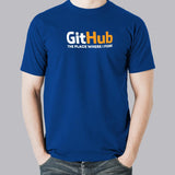 Github - The place where I Fork Men's Programming T-shirt India