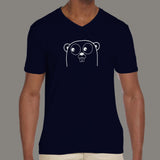 Go Programming Men's programming v neck  T-shirt online india