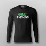 Gone Phishing T-shirt For Men Online Teez