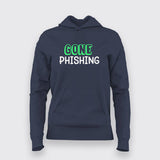 Gone Phishing Hoodies For Women