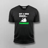 GOT A ERROR PROGRESS! Funny Quotes T-shirt For Men Online India