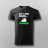 GOT A ERROR PROGRESS! Funny Quotes T-shirt For Men Online India