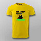 GOT A ERROR PROGRESS! Funny Quotes T-shirt For Men  Online India