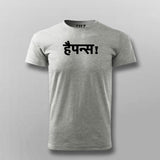 Happiness Funny Hindi T-shirt For Men Online India 