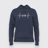 Dumbbell Heartbeat Hoodies For Women Online India