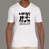 Hug Dealer Men's v neck  T-shirt online india