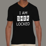 I'm Sherlocked - Sherlock Fan Men's v neck T-shirt online india