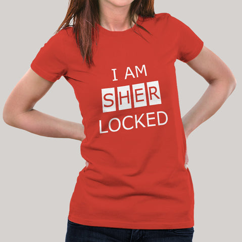 Buy I'm Sherlocked - Sherlock Fan Women's T-shirt At Just Rs 349 On Sale! Online India